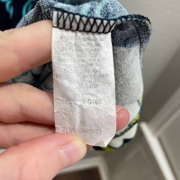 Vintage Vision Y2K Abstract Print Terry Mini Dress Bell Sleeves Size Medium - Picture 9 of 9